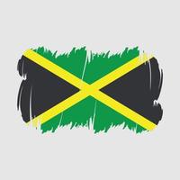 Giamaica bandiera spazzola vettore