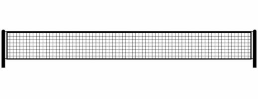 tennis netto vettore isolato su bianca sfondo