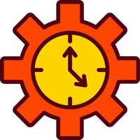 icona del vettore di gestione del tempo