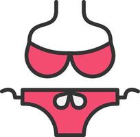 bikini vettore icona