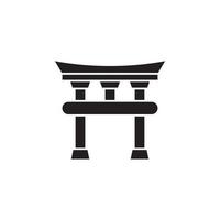 tempio Cinese vettore per sito web simbolo icona presentazione