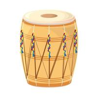 indiano tamburo strumento vettore