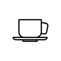 caffè tazza icona design vettore modello
