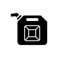 scatola metallica per benzina icona design vettore