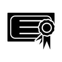 certificato icona design vettore modello