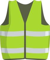 verde opera Abiti con strisce. elemento di uniforme di costruttore e tecnico personale. piatto icona illustrazione vettore