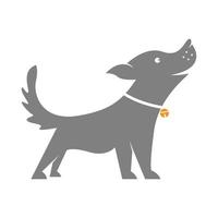 cucciolo icona logo design vettore