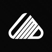 umd lettera logo creativo design con vettore grafico, umd semplice e moderno logo.