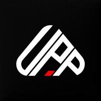 uPP lettera logo creativo design con vettore grafico, uPP semplice e moderno logo.