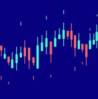 forex commercio segnali grafico concetto carta sfondo. vettore