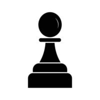 pedone scacchi icona vettore