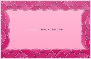 astratto rosa spirale forme magenta sfondo design vettore