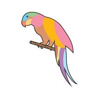 pappagallo icona vettore
