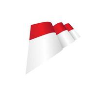 illustrazione vettoriale bandiera indonesiana