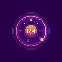 termostato schermo, inteligente termometro controllo comporre vettore