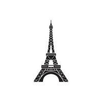 eiffel Torre nel Parigi. isolato su bianca sfondo, vettore design.