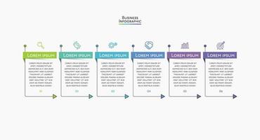 modello di presentazione aziendale infografica vettore