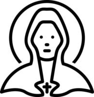 linea icona per christina vettore