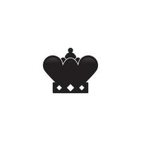 modello logo corona crown vettore