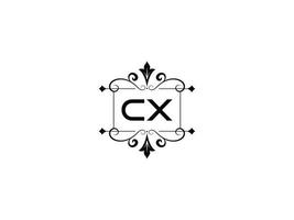 creativo cx logo Immagine, monogramma cx lusso lettera design vettore