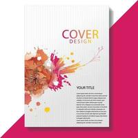 modello di layout di brochure o volantini, sfondo del design della copertina del rapporto annuale vettore