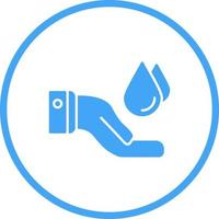 Salva acqua vettore icona