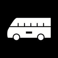 autobus su aeroporto vettore icona