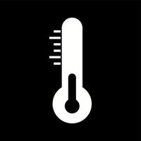 unico temperatura vettore glifo icona