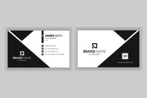 minimalista semplice attività commerciale carta design con nero e bianca. vettore