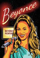 Beyonce Poster vettoriale