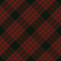 tartan plaid modello nel rosso. Stampa tessuto struttura senza soluzione di continuità. dai un'occhiata vettore sfondo.