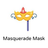 di moda masquerade maschera vettore