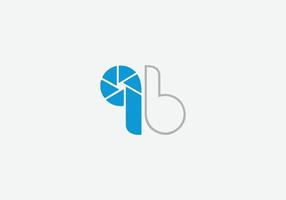 astratto qb lettera votazione minimalista logo design vettore