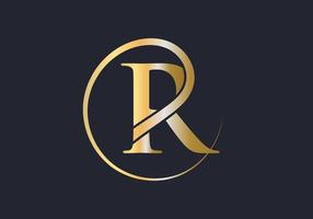 lusso lettera r logo. r logotipo per elegante e elegante moda simbolo vettore