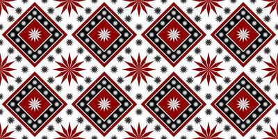 tessuto modello geometrico per sfondo tappeto sfondo capi di abbigliamento avvolgere batik tessuto ricamo illustrazione vettore bellissimo