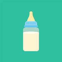 bambino latte bottiglia vettore design illustrazione isolato su colore sfondo. latteria Prodotto. isolato vettore illustrazione nel cartone animato stile