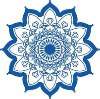mandala creativo design con un' floreale e orientale forma. etnico arte di mandala vettore illustrazione