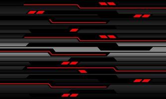 astratto tecnologia rosso leggero energia informatica linea futuristico nero circuito su metallo design ultramoderno sfondo vettore