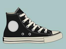 iconico adolescenti scarpe da ginnastica di tutti tempo vettore