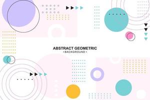 astratto colorato geometrico sfondo nel piatto design vettore