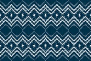 etnico ikat senza soluzione di continuità modello nel tribale. azteco geometrico etnico ornamento Stampa. ikat modello stile. vettore