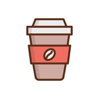 caffè tazza icona, adatto per un' largo gamma di digitale creativo progetti. vettore