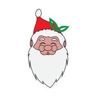 Santa Claus vettore illustrazioni design icona
