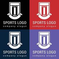 io volontà design gli sport logo per baseball, calcio e altro gli sport. vettore