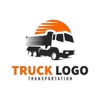 camion logo modello design vettore