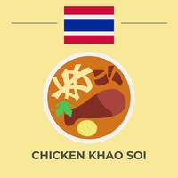 pollo khao così io vettore