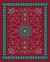 persiano tappeto tappeto damasco Turco modello vettore