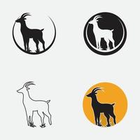 antilope logo vettore illustrazioni design icona logo