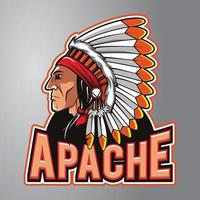 apache portafortuna logo vettore