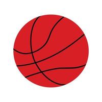 logo della palla da basket vettore